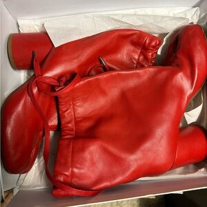 Maison margiela leather  boots